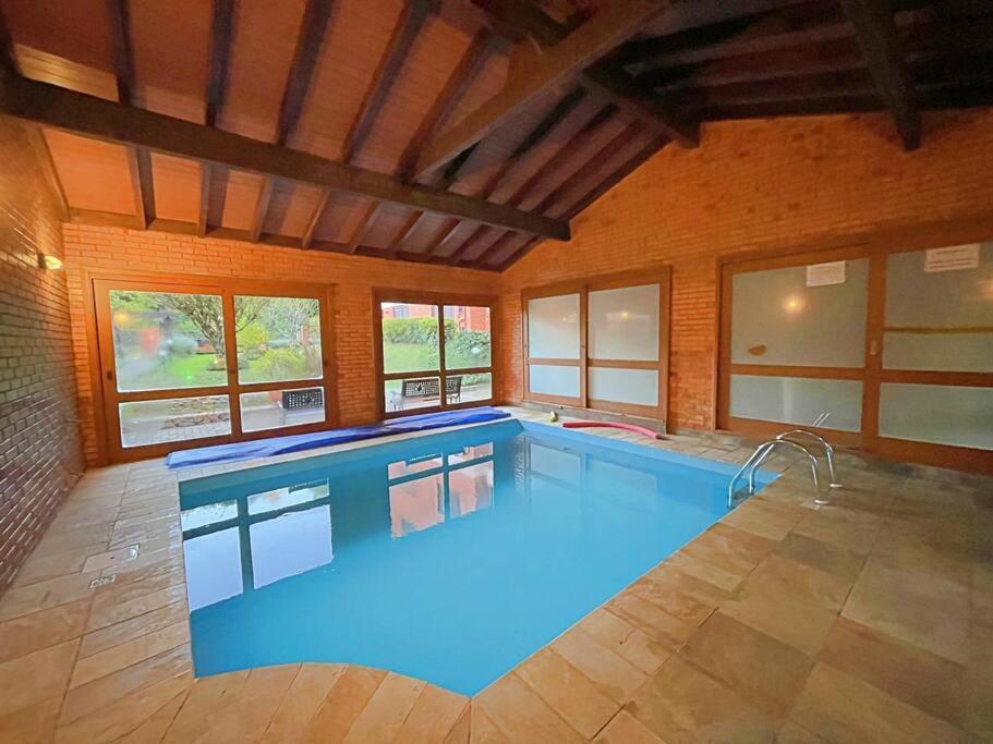 Aconchegante Apto 3 Dorm. Com Piscina Aquecida Gramado Eksteriør billede
